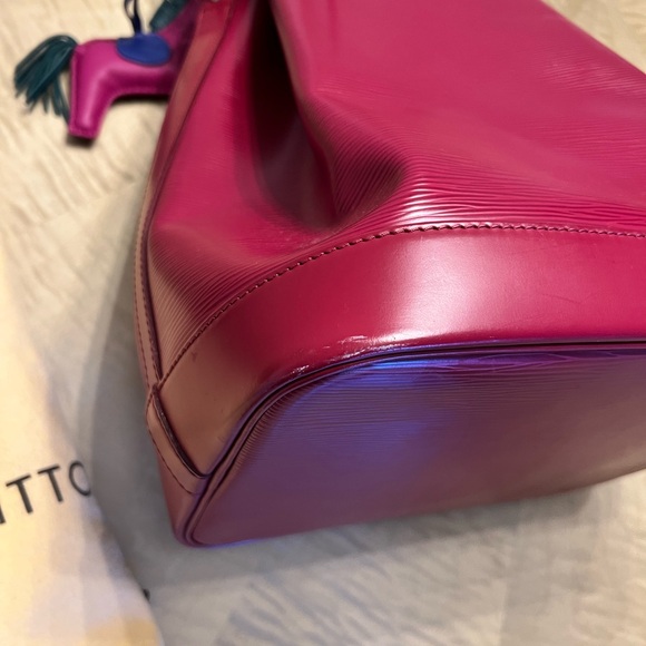 Louis Vuitton Epi Leather Noé MM , 2013 collection- great condition raspberry - Picture 4 of 16